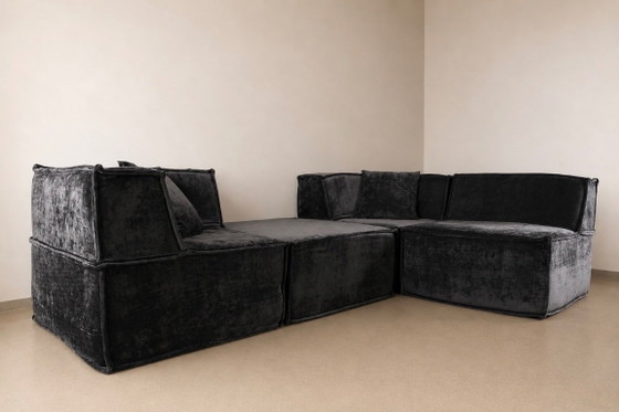 Spedizione gratuita, Nuovo, Modulare, Stile vintage di metà secolo – Divani modulari, Velvet (photo 3 of 5)