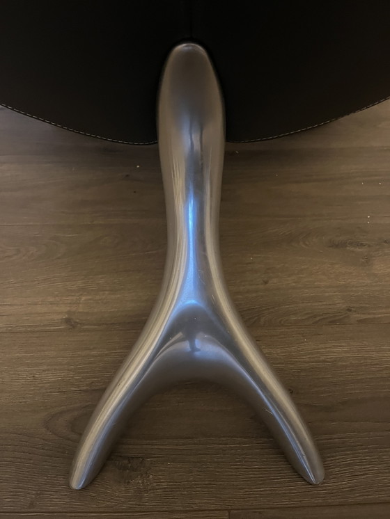 Image 1 of Poltrona Leolux Papageno pelle nera