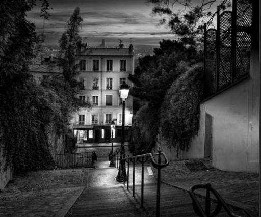 Serge Ramelli – Escalier Montmartre | París | Fotografía Original YellowKorner – fotografie, Paper