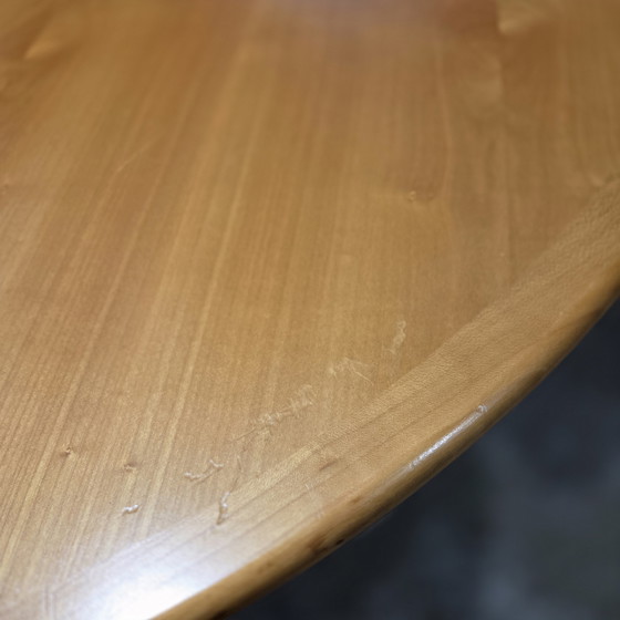 Image 1 of Vintage 1960s extendable oval table 6 to 10 persons