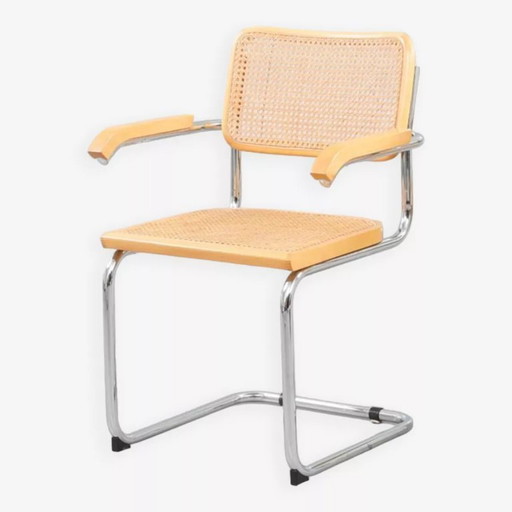 Cesca B64 stoel, naar ontwerp van Marcel Breuer, Italië, jaren 80