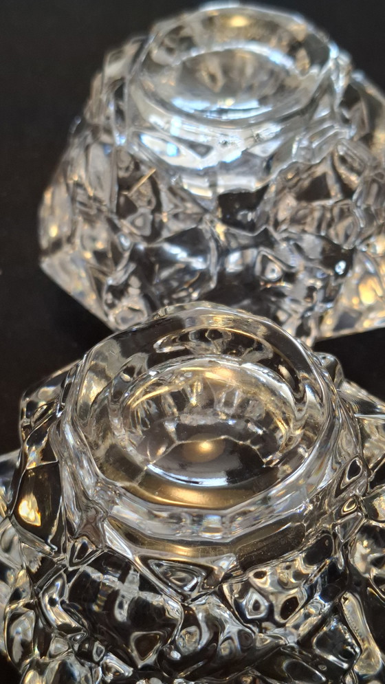 Image 1 of 2 portavelas de cristal Goebel con 24% de plomo.