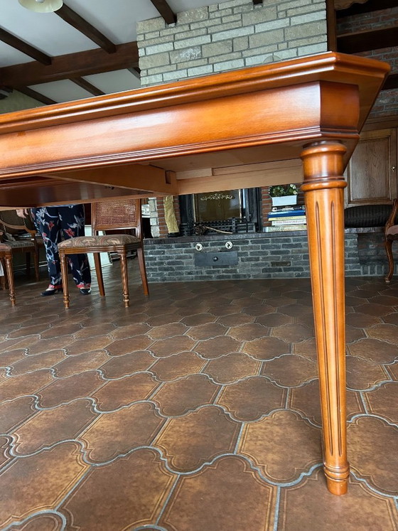 Image 1 of Kersenhouten eetkamer