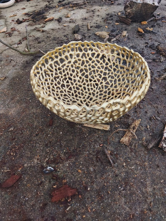Image 1 of Coupe à fruits branche dorée