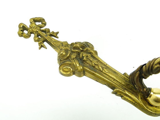 Jugendstil-Wandlampe, Deutschland, 1900er Jahre – Wandleuchten, Brass (photo 5 of 10)