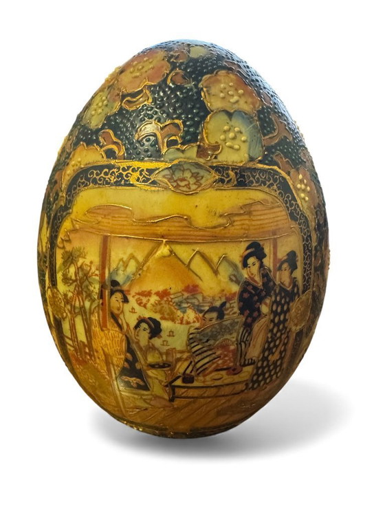 Image 1 of Satsuma style decorative ceramic vase