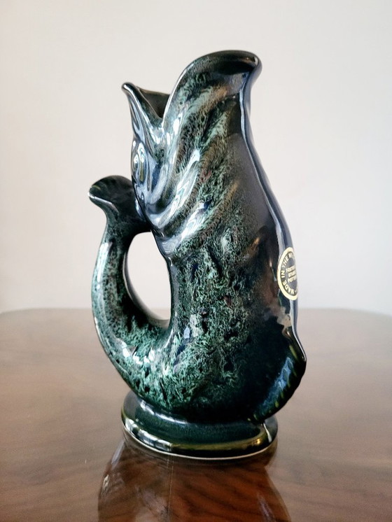 Image 1 of Vintage keramieken waterkan of vaas, Fosters studio Pottery Gurgle