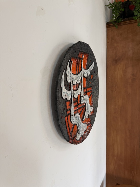 Image 1 of Piatto da parete in ceramica vintage, Germania Ovest '60