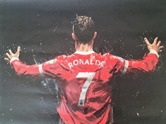 Alberto RICARDO - Cristiano Ronaldo 4 - Artist lithograph – Lithographs & prints, Canvas (photo 8 of 14)