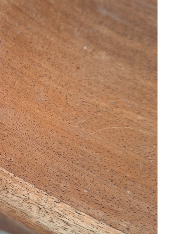 Image 1 of Vintage schroefkruk - jaren 70, gemaakt van massief beukenhout