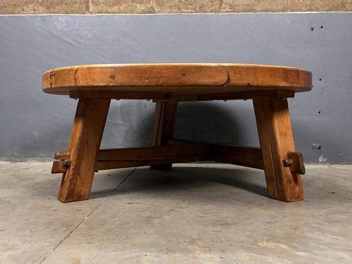 Mesa de centro brutalista Japandi Wabi Sabi