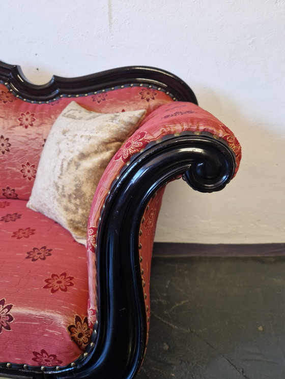 Image 1 of Sofá Art Nouveau antiguo recién tapizado