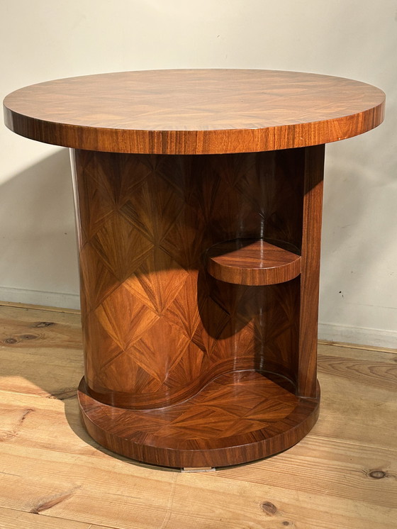 Image 1 of Art Deco Bijzettafel in Pallisander Fineer
