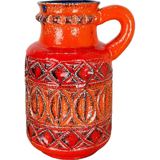 Vase vintage en céramique pour Bay Ceramics, Allemagne 1970