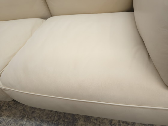 Image 1 of Poltrona Frau Set da due pezzi, poltrona di design, divano in pelle, divano