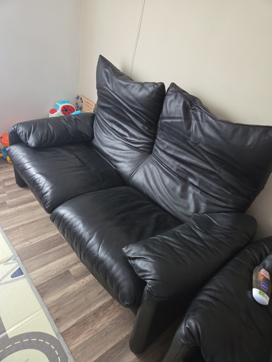 Image 1 of Leder Sofa cassina maralungana
