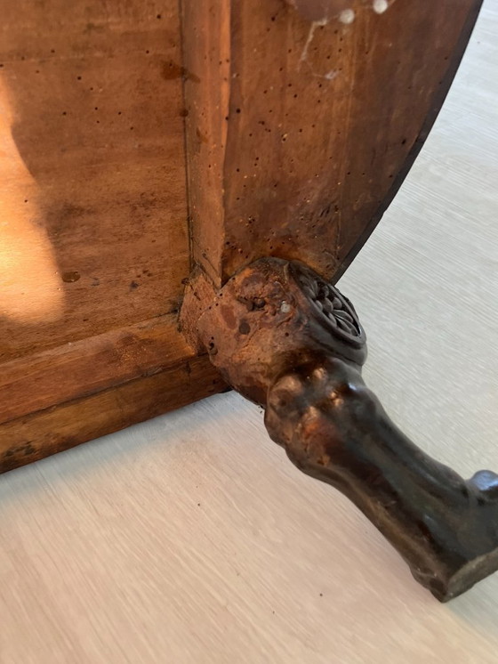 Image 1 of Cassettone - Noce - Comò con specchiera