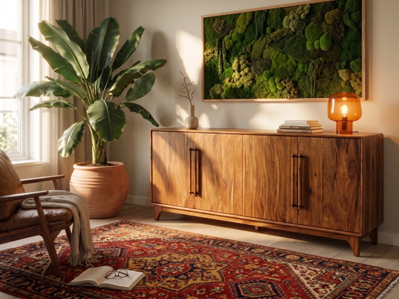 Credenza Japandi di Lusso | 198 Cm – wabi sabi, Credenze, Wood (photo 6 of 7)