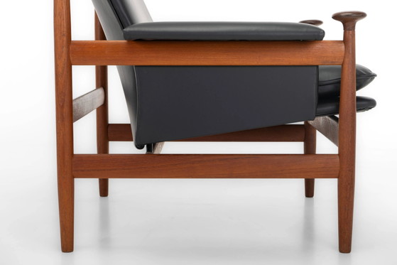 Bwana Lounge Chair and ottoman by Finn Juhl for France & Son, Denmark, 1960s – Armchairs, Leather, Design (photo 9 of 19)