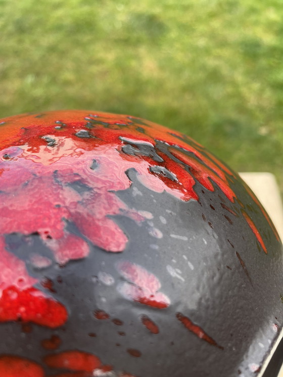 Image 1 of Vintage Duitse Fat Lava Vaas Jaren 70