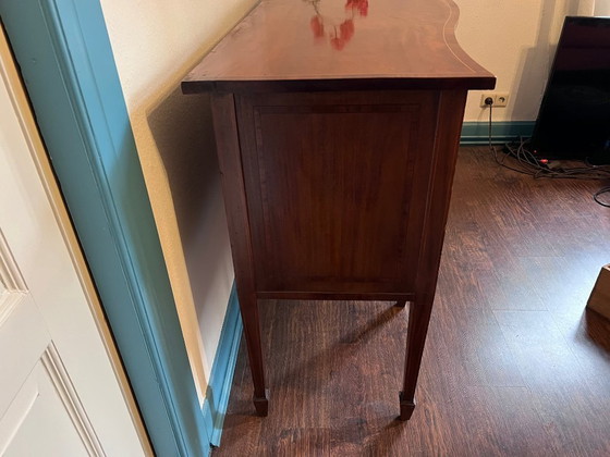 Image 1 of Maple & Co. Sideboard (183 cm) – Mahogany & Tambour Doors – Honest original condition circa 1900