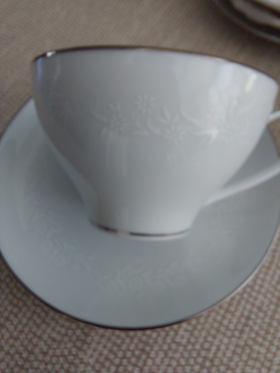 Image 1 of Four ZYLSTRA Japanese vintage cup and saucer