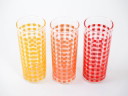 Ensemble de trois verres, design danois, années 1970, fabriqués au Danemark