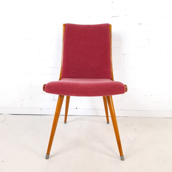 Image 1 of 4X Vintage Boomerang Dining Chair