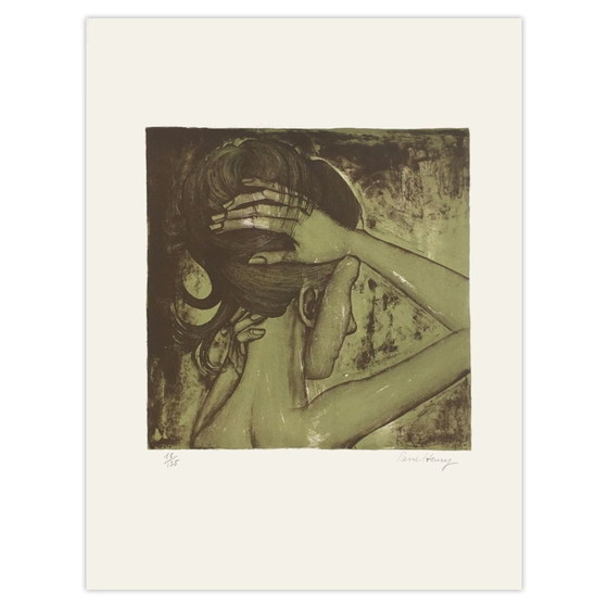 Pierre Henry Lithographie Signée Le Chignon 1965 – Lithographies et sérigraphies, Paper (photo 2 of 5)