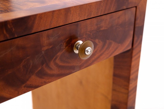 Image 1 of Tocador Art Decó de mediados del siglo XX con silla, Polonia.