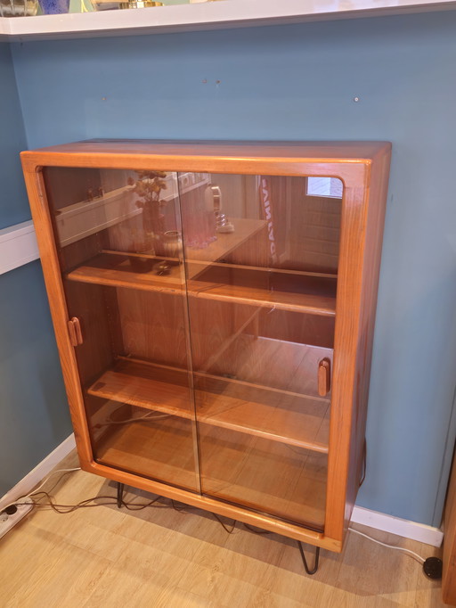 Vintage Danish Display Case Display Case Cabinet Silkeborg