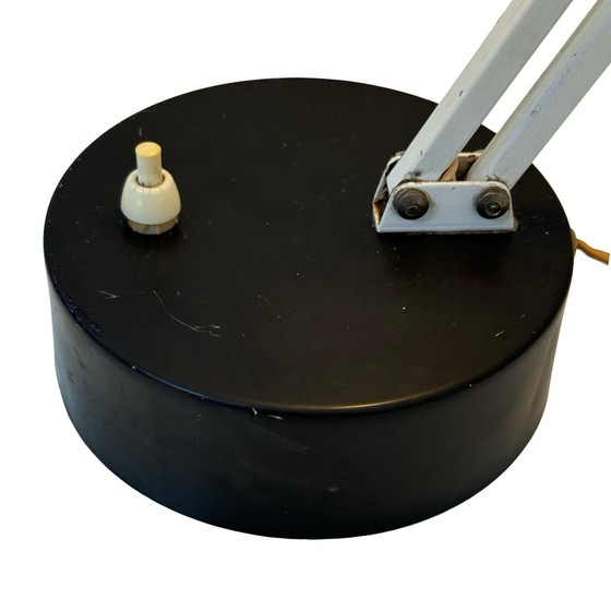 Image 1 of Hala Zeist - H. Th. Busquet - Table / Desk Lamp - Model 146 - Bauhaus - 1950's - Dutch Design - Black and Yellow - Adjustable