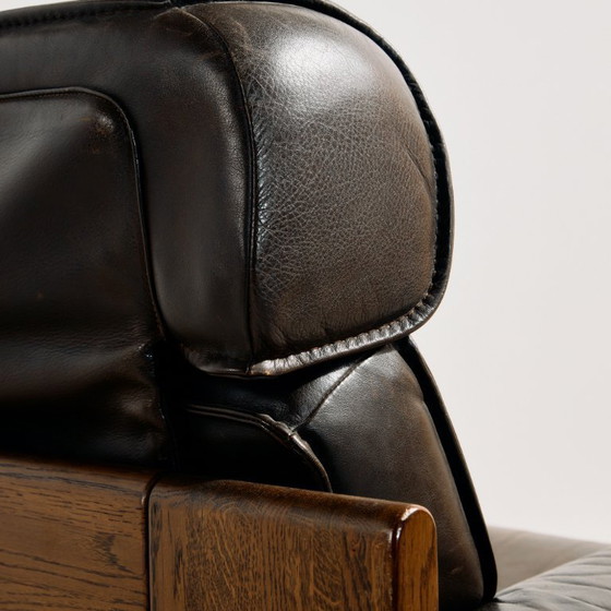 Image 1 of MK10591 Modell 757 Ledersofa-Set von Harry de Groot für Leolux, 3-teilig