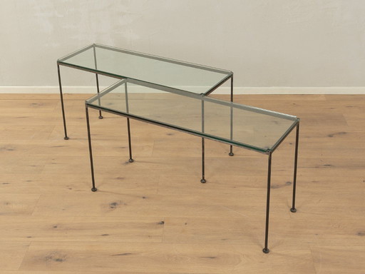 Ensemble de table en verre, années 80