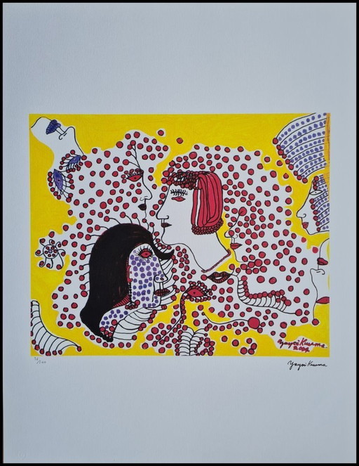 D'après Yayoi Kusama, Girls Aaa, lithographie, années 1990