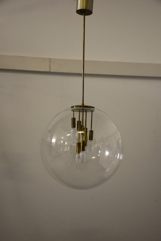 Image 1 of Nederlandse bolvormige lamp uit het midden van de 20e eeuw, jaren 70.