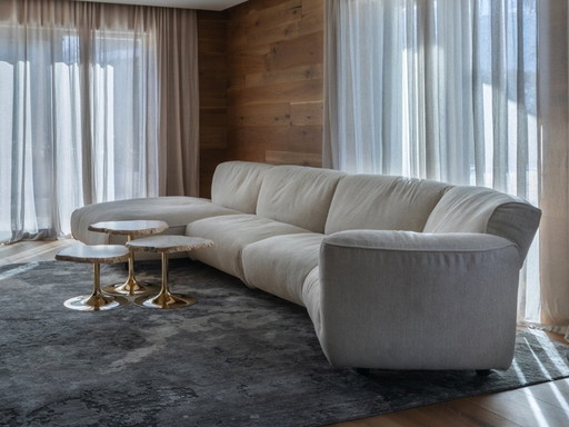 Edra Grand Soffice modular sofa fabric S Jaipur off white