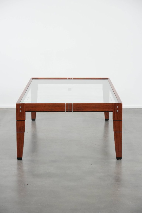 Image 1 of Mesa de centro de diseño Art Déco de Schuitema de la serie Decoforma con tablero de cristal