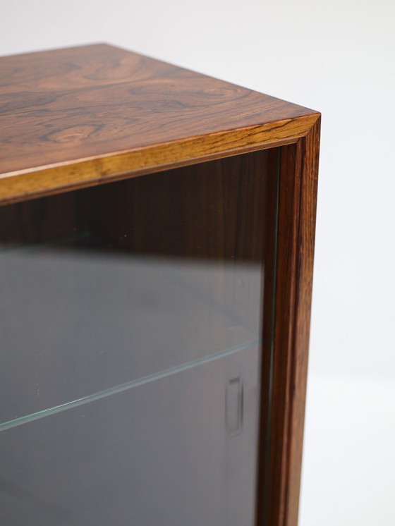 Image 1 of Palissander boekenkast wandkast vintage Deens