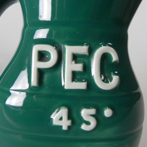 Image 1 of Carafe à eau en PEC vert, carafe, années 1950