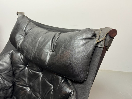 Image 1 of Design Mid-Century, set di 2, sedie a sdraio “Trega” di Tormod Alnæs per Sørlie Møbler, Norvegia, anni '70