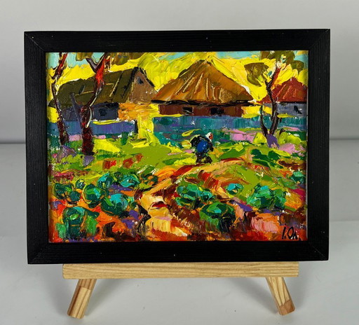 Soirée d'automne au village