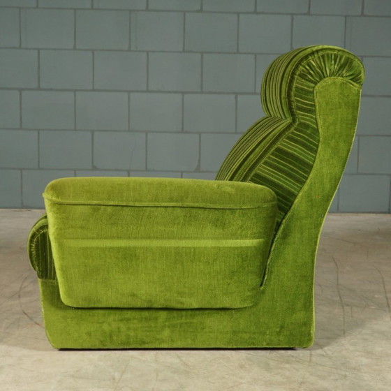 Vintage modular seating group - green velvet - 1960s – Modular sofas, Textile (photo 18 of 19)