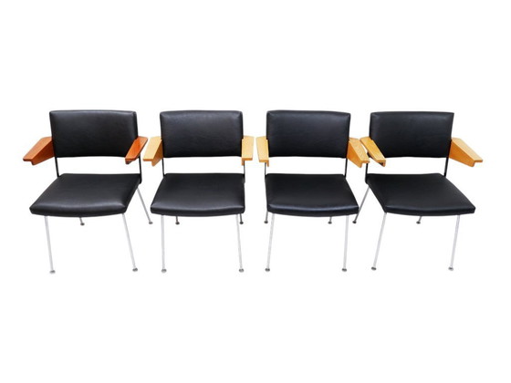 Image 1 of Set van 4 Cordemeyer stoelen voor Gispen