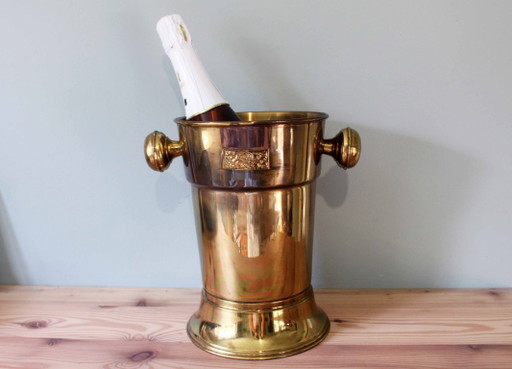 Vintage-Eiskübel aus Messing