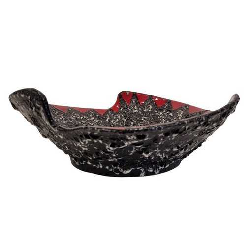 Volcanic centerpiece, Vallauris ceramics, Marius Musarra, Mabyjo's, 60's - France