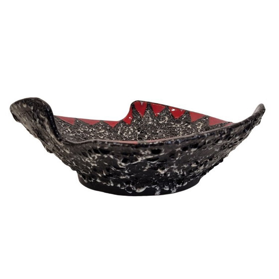 Image 1 of Volcanic centerpiece, Vallauris ceramics, Marius Musarra, Mabyjo's, 60's - France