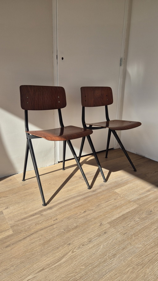 Set of 2 Ynske Kooistra Marko design chairs vintage