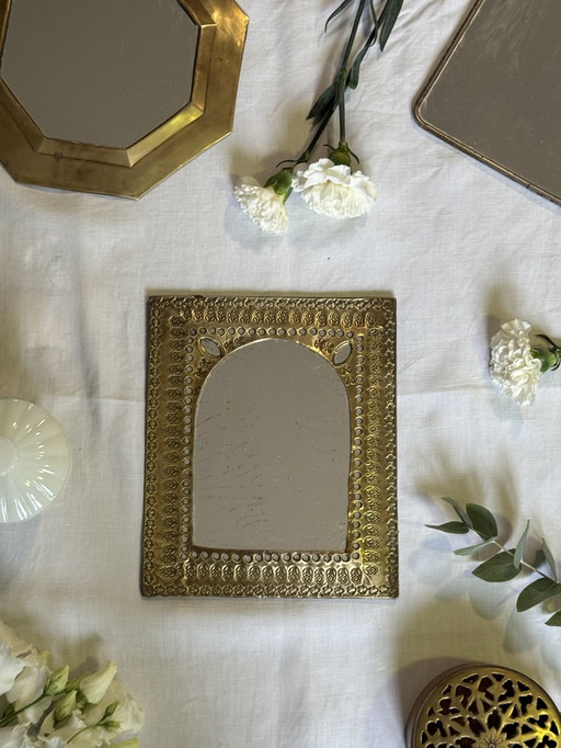 Orientalischer Messingspiegel