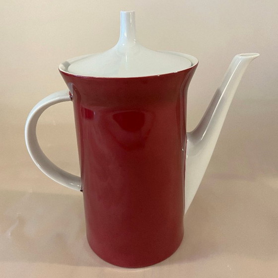 Rosenthal Berlin Secunda Purpur, Coffee pot with 4 cups, Design H. Th. Baumann – Crockery, Porcelain (photo 2 of 10)